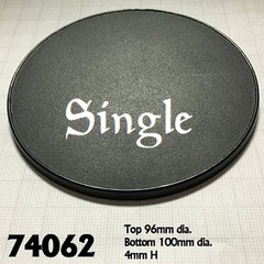 74062(s) Round Gaming Base, 100mm (1)